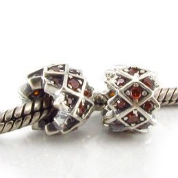 Koralik HSZ-092 Oxyda Czerwony