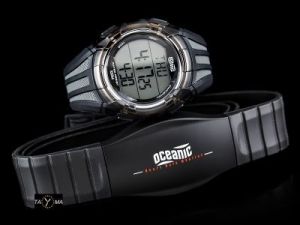 OCEANIC OC-101-01 - PULSOMETR + PAS PIERSIOWY - WR100 (ze011a)