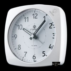 BUDZIK PERFECT SQ839 - PODŚWIETLANY - white (do016a)
