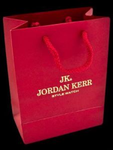 Torebka prezentowa - JORDAN KERR - czerwona