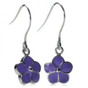 Kolczyki Charms Q-3401 Fiolet