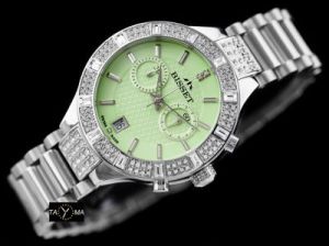 BISSET BSBE18 - silver/green (zb547a)