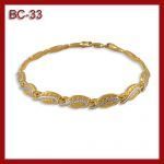 Złota bransoletka 19cm BC-33