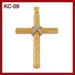 Duży złoty krzyżyk KC-09