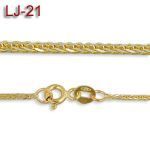 Złoty łańcuszek 45cm LJ-21