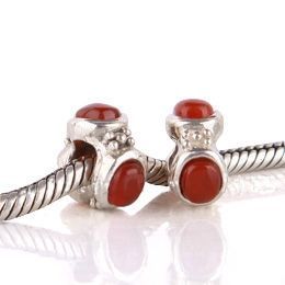 Koralik HSZ-077 Oxyda Czerwony