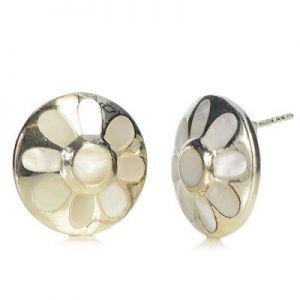 Kolczyki TAI-128-KS Biały