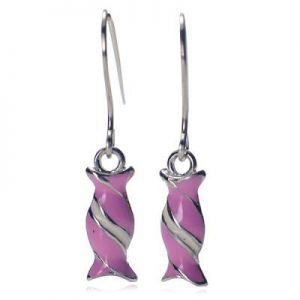 Kolczyki Charms Q-3357 Różowy
