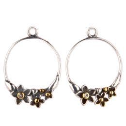 Zawieska do Kolczyka HGER-007 Oxyda Biały