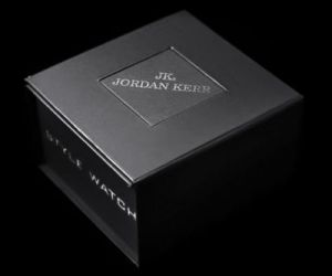 Prezentowe pudełko na zegarek - JORDAN KERR - czarne