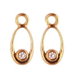 Zawieszka do Kolczyka HGER-003 Oxyda B Biały