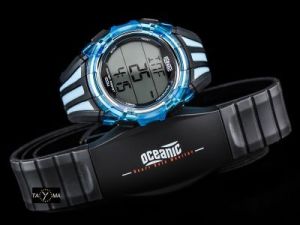 OCEANIC OC-101-02 - PULSOMETR + PAS PIERSIOWY - WR100 (ze011b)